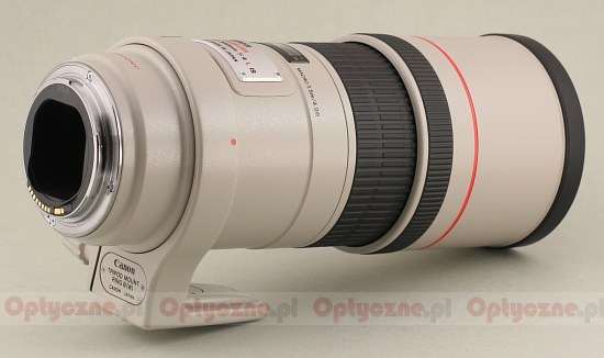 Canon EF 300 mm f/4L IS USM - Budowa, jako wykonania i stabilizacja