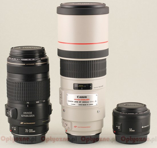 Canon EF 300 mm f/4L IS USM - Budowa, jako wykonania i stabilizacja