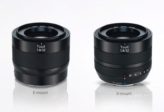 Carl Zeiss Touit 2.8/12 i Touit 1.8/32