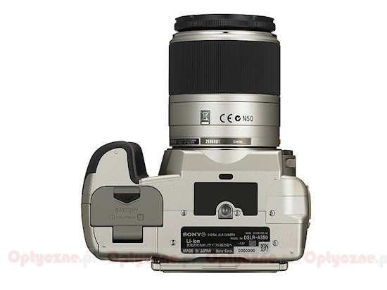 Szampaski Sony Alpha DSLR-A350 - kontynuacja tradycji Minolty