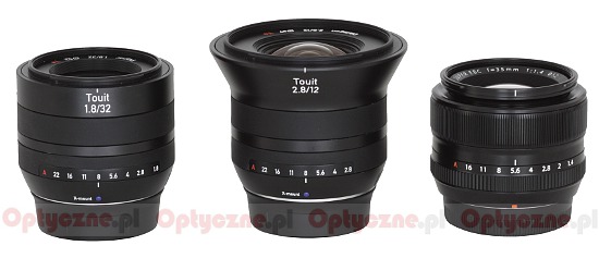 Carl Zeiss Touit 12 mm f/2.8 - Budowa i jako wykonania