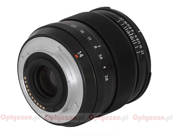 Fujifilm Fujinon XF 14 mm f/2.8 R - Budowa i jako wykonania