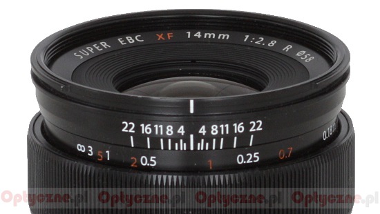 Fujifilm Fujinon XF 14 mm f/2.8 R - Budowa i jako wykonania