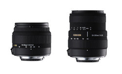 Sigma 18-50mm f/3.5-5.6 DC HSM i Sigma 55-200mm f/4-5.6 DC HSM