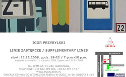 Linie zastpcze - wystawa w WizyTUjcej Galerii