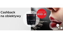 Canon CashBack - promocje na wybrane obiektywy