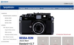Voigtlander Bessa R2-M, R3-M oraz R4-M - koniec produkcji