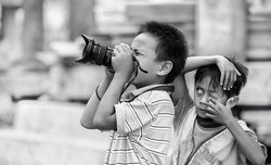 Historia jednej fotografii - Dzieciaki, temat zastpczy