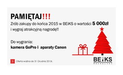 Promocja BEiKS - do wygrania aparaty Canon i kamera GoPro
