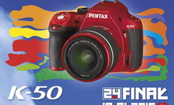 Specjalna edycja Pentaxa K-50 na fina WOP