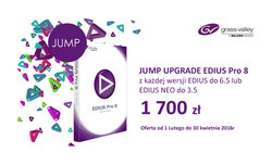 Promocja aktualizacji oprogramowania do EDIUS Pro 8