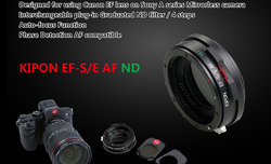 Adapter Kipon Canon EF-Sony E z wbudowanym filtrem ND