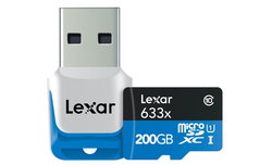 Lexar 200 GB 633x microSDXC UHS-I