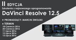 DaVinci Resolve - II edycja szkolenia z BEiKS