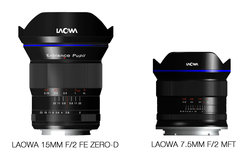 Laowa 15 mm f/2 FE ZERO-D oraz 7.5 mm f/2 MFT