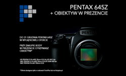 Obiektyw w prezencie przy zakupie Pentaxa 645Z