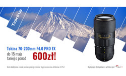Tokina AT-X PRO FX SD 70-200 f/4 VCM-S w obnionej cenie