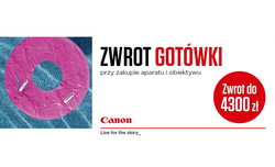 Nowa promocja Canona - podwjny zwrot gotwki