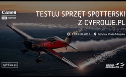 Sprzt spotterski na Gdynia AeroBaltic 2017