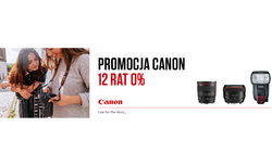 Nowa promocja Canona na wybrane obiektywy i lamp byskow