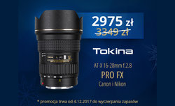 Promocja na obiektyw Tokina AT-X 16-28 mm f/2.8