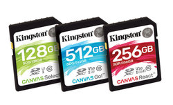 Nowe karty pamici Kingston Canvas - Select, Go! i React