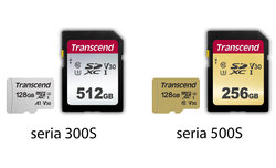 Transcend - nowe serie kart pamici 300S i 500S