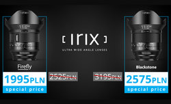 Promocja na obiektyw Irix 11 mm f/4.0 Blackstone i Firefly