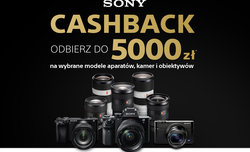 Cashback Sony przy zakupie aparatw, obiektyww i kamer