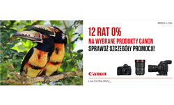 Canon z now promocj na aparaty, obiektywy i kamery
