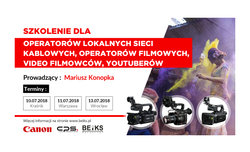 BEiKS - w lipcu trzy szkolenia dla filmowcw