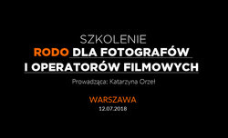 Szkolenie z RODO dla fotografw i operatorw filmowych