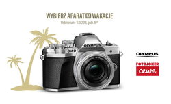 Wybierz aparat na wakacje - webinarium Fotojoker i Olympus