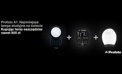Profoto A1 z akcesoriami w promocji