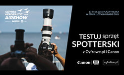 Strefa spotterska na Gdynia Aerobaltic 2018