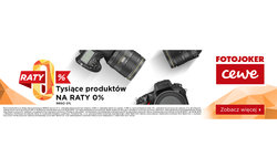 Promocja w CEWE Fotojoker - sprzt fotograficzny z ratami 0 procent