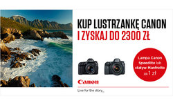 Akcesoria Canona w promocji przy zakupie lustrzanki