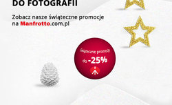 witeczna promocja Manfrotto - rabaty na akcesoria fotograficzne