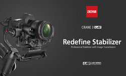 Zhiyun Crane 3 Lab - uniwersalny gimbal z udwigiem do 4,5 kg