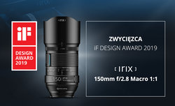 Irix 150 mm f/2.8 Macro 1:1 z nagrod� iF DESIGN 2019