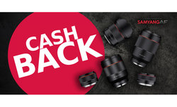 Cashback Samyanga - na obiektywy z autofokusem