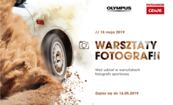 Warsztaty fotografii sportowej podczas rajdu samochodowego