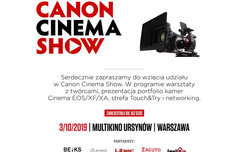 BEIKS zaprasza na Canon Cinema Show