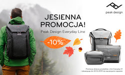 Jesienna promocja na produkty marki Peak Design z serii Everyday Line.  