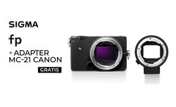 SIGMA fp z adapterem MC-21 Canon gratis