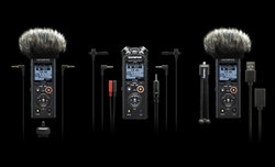Rejestratory d�wi�ku Olympus w zestawach z mikrofonami