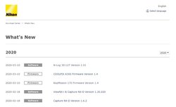 Aktualizacje oprogramowania dla urządzeń Nikona Aktualizacje oprogramowania dla urządzeń Nikona