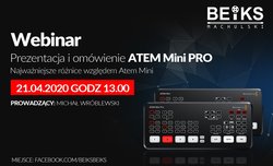 Webinar BEIKS - Prezentacja i omówienie ATEM Mini PRO Webinar BEIKS - Prezentacja i omówienie ATEM Mini PRO