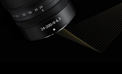 Obiektyw Nikkor Z 24-200 mm f/4-6.3 VR opóźniony Obiektyw Nikkor Z 24-200 mm f/4-6.3 VR opóźniony