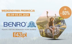 Weekendowa promocja na produkty Benro w sklepie f43.pl